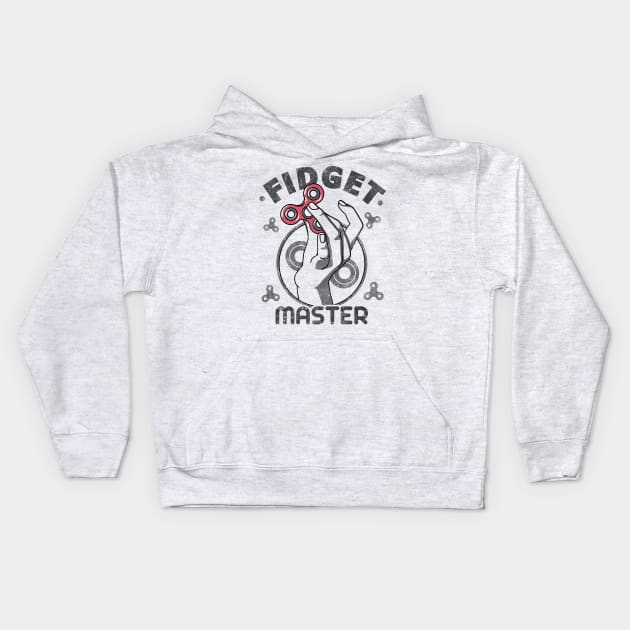 Fidget Master Kids Hoodie by Vincent Trinidad Art